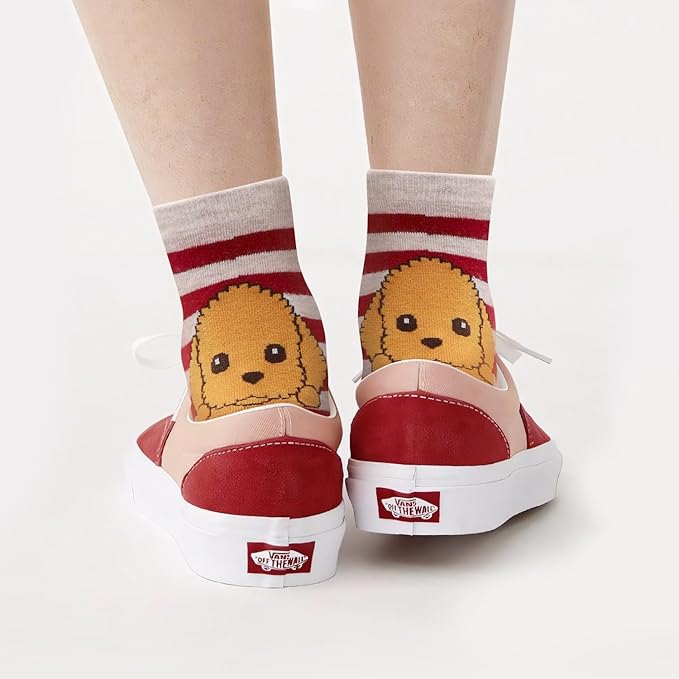 AGRIMONY Women's Cat Socks Cute Animal Socks Dog Valentines Easter Fun Gifts for Women