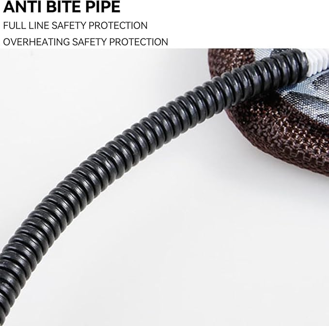 Dog Cat Heating Pad 28" x 18" Waterproof Pet Heated Dog Bed with Intelligent Constant Temperature Switch Add Chewy Resistant Steel Wire Rope