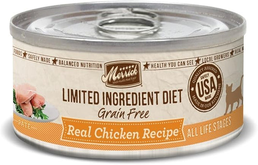 Merrick Limited Ingredient Diet Real Chicken Recipe Cat 24/5Z