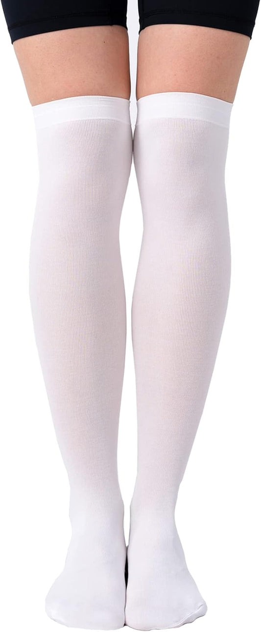 Bevigorio Thigh High Over the Knee Socks Long Knee High Socks for Women Stockings Boots Daily Wear Cosplay