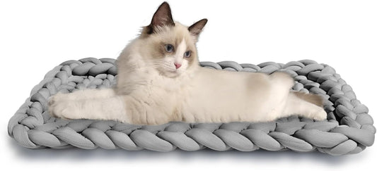 Handmade Chunky Cat Window Sill Bed/Dog Bed. Windowsill Bed for Indoor Cats. Cat/Dog Lover Gift.