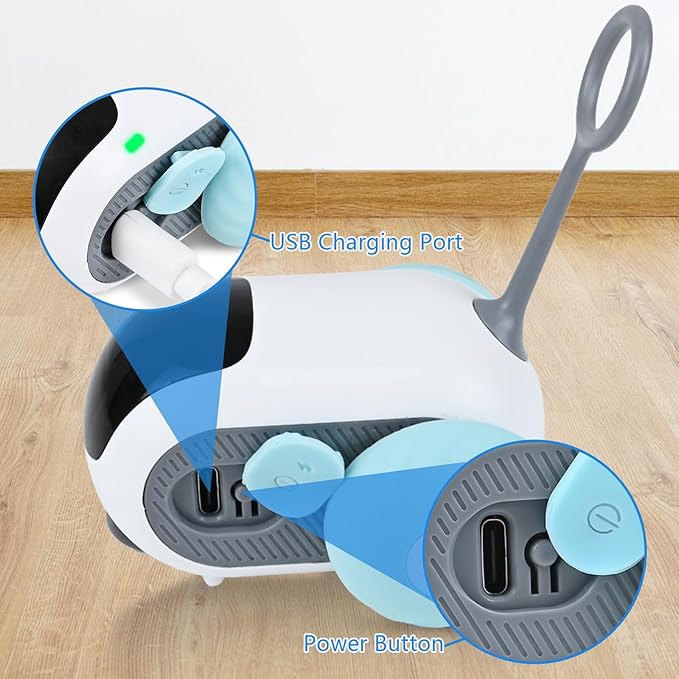 Interactive Cat Toys for Indoor Cats, Remote Control Smart Cat Toy, Automatic Mobile Car Toy, USB Rechargeable Cat Mouse Toys, Moving Cat Toy