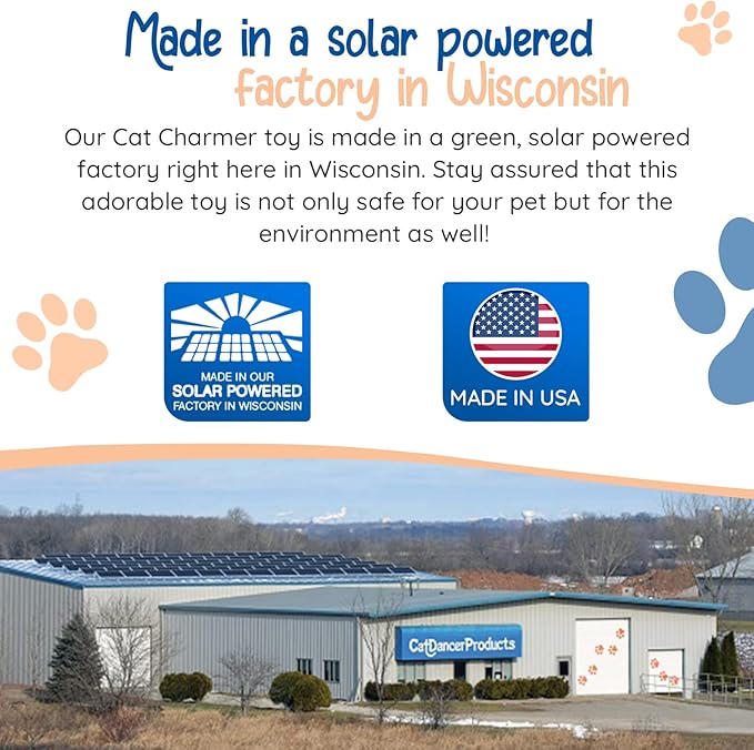 CAT DANCER Products Cat Charmer Interactive Cat Toy, Safe Teaser Wand, Colorful Fabric Ribbon Safe Flexible Exercise Toy, 2-Pack, Multi-Color, Pattens Vary