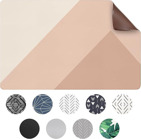 NALALAS Large Dog Mat for Food and Water, Cat Feeding Mat | Large Waterproof Dog Bowl Mat | Non-Slip Pet Food Mat for Floors | Dog Food Mats for Floors, Pet Mats for Food and Water | Easy to Clean