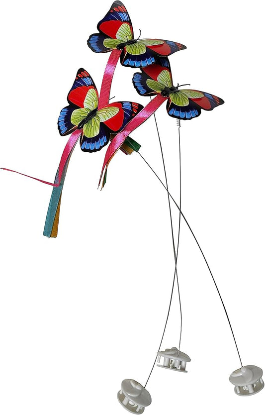 Caroline's Cats Fluttering Butterfly Cat Toy Refill, Replacement Butterflies, Fits All for Paws and Several Other Brands