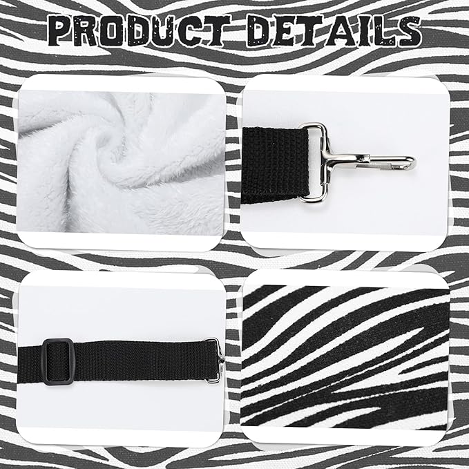 Unittype 2 Pieces Cat Cage Hammock Hanging Pet Bed Double Layer Soft Plush Hanging Pet Bed Comfortable Hammock Bed for Indoor Kitten Cats Ferret Hamster Rabbit or Small Animals, 2 Styles (Leopard)