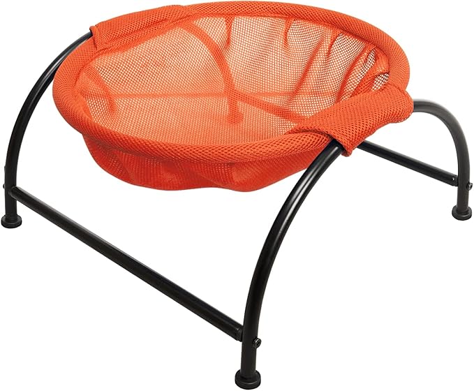 MW Cat Bed Dog/Pet Hammock Bed Free-Standing Cat Sleeping Cat Supplies Pet Supplies Whole Wash Stable & Breathable (Orange)