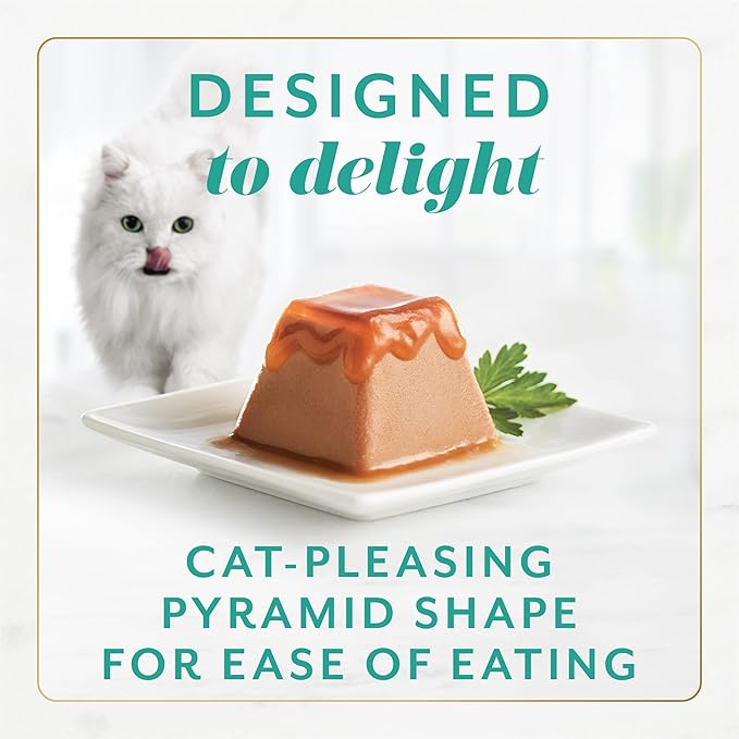 Fancy Feast Gems Pate Cat Food Mousse With Tuna and a Halo of Savory Gravy Cat Food - (Pack of 8) 4 oz. Boxes