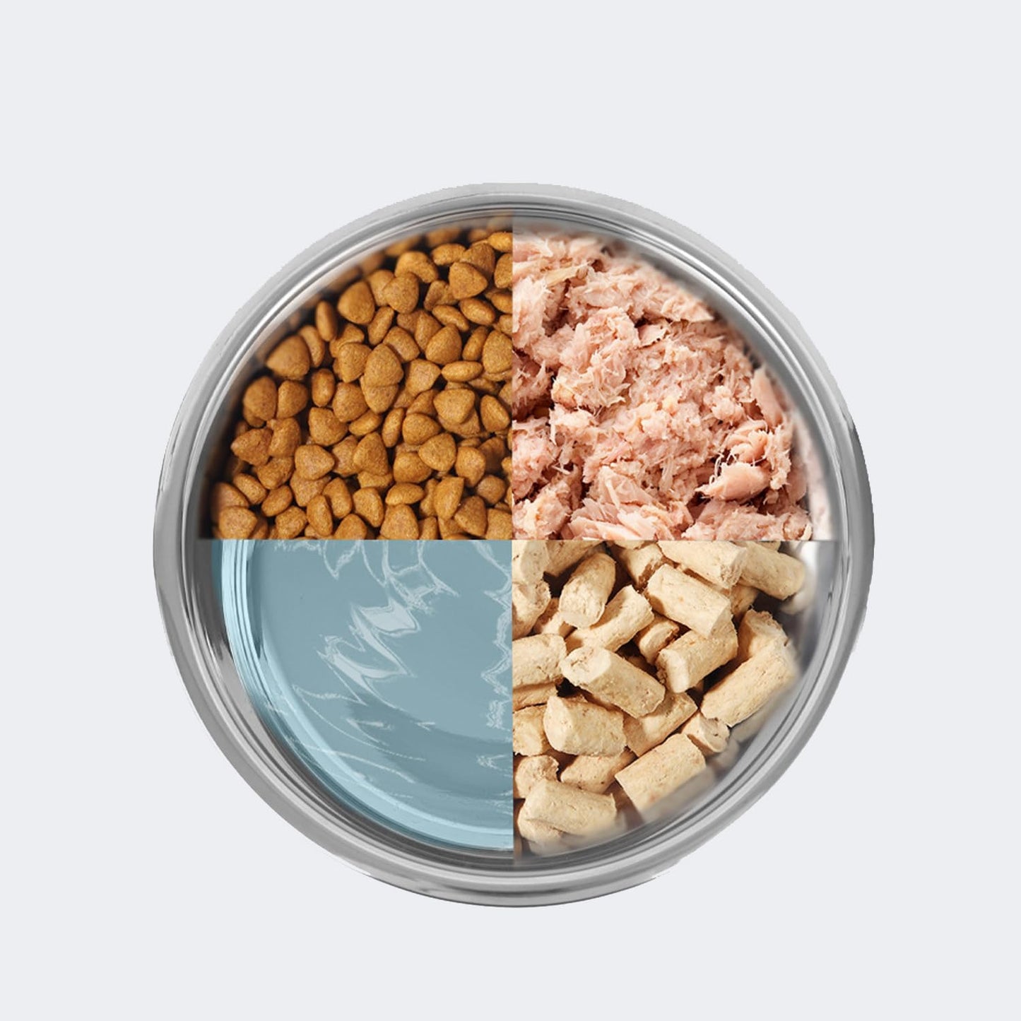 YINGFAN Stainless Steel Dog Bowls Set of 2, Metal Dog Bowls with Non-Slip Rubber Base, Durable Food and Water Bowl for Medium, Large Dogs, Holds 7 Cups, BPA-Free, Dishwasher Safe (Black)