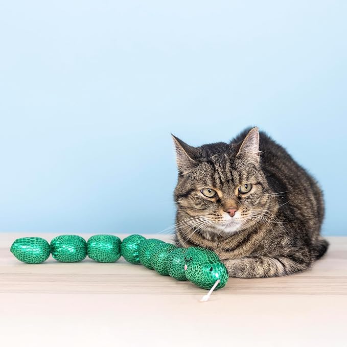 Fringe Studio "NOT SO Easily RATTLED Kicker Cat Toy, Pet Shop Collection (693012)