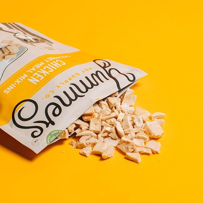 Premium Chicken Meal Mix-Ins, 2.5 oz - Freeze Dried Cat Food Mix Ins - Freeze Dried Cat Meal Toppers - Flavor Cat Food Topper for Dry Food - Cat Food Add Ins