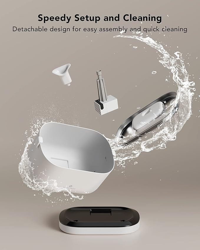 Bundle of PETLIBRO 2.5L/84oz Cat Water Fountain, Cordless Pet Water Fountain Battery Operated + PETLIBRO Replacement Filters, 4 Months Set of Filters 8 Count (Pack of 1)