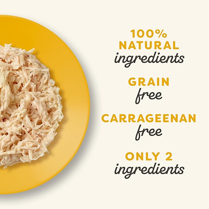 Applaws Natural Wet Cat Food, 12 Count, Limited Ingredient Wet Cat Food Pouches, Chicken Breast in Broth, 2.47oz Pouches