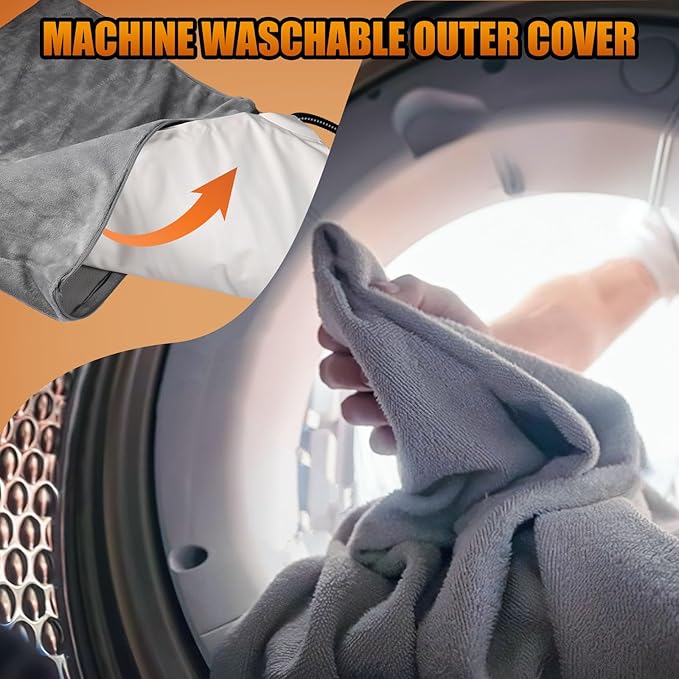 Cat Dog Heating Pad, 11 Adjustable Temperature Pet Heating Pad with 24h-Timer, Waterproof Heated Cat Bed with Chew Resistant Cord, Indoor Outdoor Electric Pads for Dogs, Pet Heated Mat 28X16in