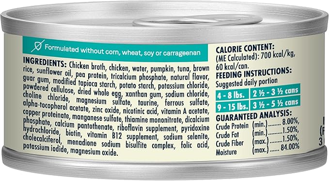 Canidae Balanced Bowl Wet Cat Food, Chicken & Pumpkin Recipe, 3 oz. (Case of 24)