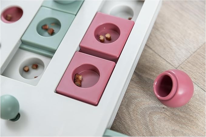 TRIXIE Cat Activity Brain Mover, Strategy Game for Mental Stimulation, Interactive Play for Cats, Treat Dispenser, Cat Toy