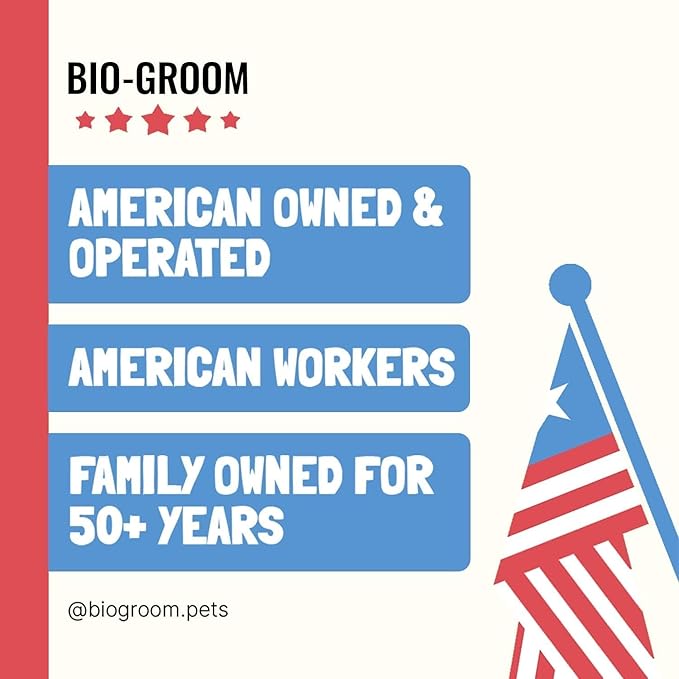 Bio-Groom Oatmeal Dog Shampoo – for Allergies and Itching, Cruelty-Free, Dog Bathing Supplies, Puppy Shampoo for Sensitive Skin, Made in USA, Anti-Itch Dog Products – 12 fl oz 2-Pack