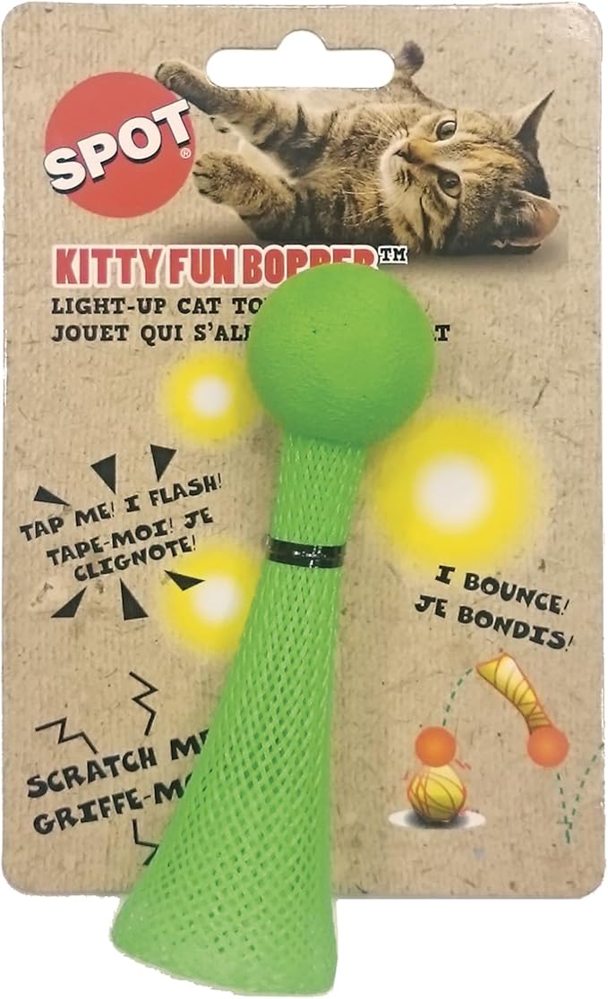 SPOT Ethical Pets Kitty Fun Boppers Cat Toys, Plain, 4"