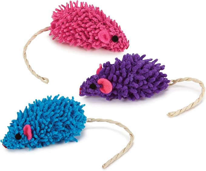 Zanies ZA11070 42 42-Piece Moppy Mice Canister Set Toy