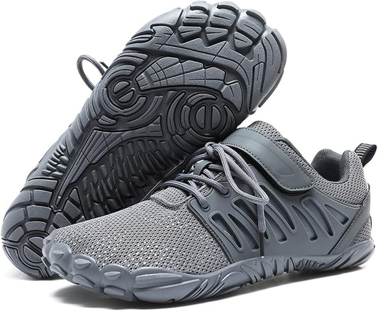 Barefoot Shoes Men Wide Toe Box Zero Drop Water Shoes Men for Gym Workout Minimalist Weightlifting Cross-Trainer Running Hike Grounded Footwear