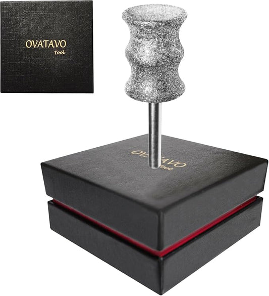 Dog Nail Grinder Attachment for Dremel - 1/8” Diamond Rotary Nail Grinder Bits for Large Medium Dogs Nail Care - Gift Set