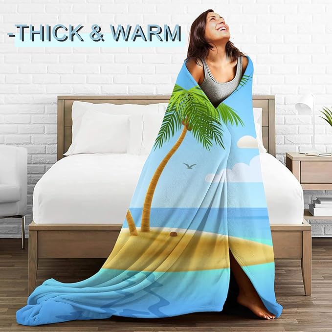 Rose Theme Blanket Plush Flannel Throw Blanket - Ultra Soft & Warm, Comfy & Lightweight - Perfect for Couch, Travel, Bedroom, Bed, Living Room - Cozy, Fuzzy Gift 50in×40in