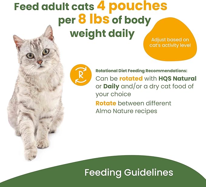 Almo Nature HQS La Cucina Wet Cat Food Pouch Chicken Dinner with Whitefish in gravy 1.94 oz (Pack of 12)