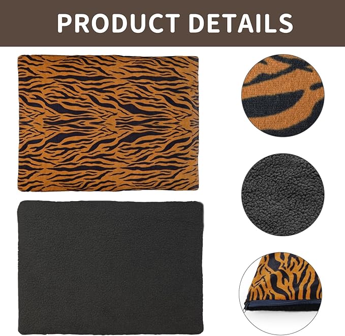 Self-Warming Cat Bed Indoor/Outdoor Super Soft Self Heating Pet Mat Washable Thermal Pad for Cat & Dog 21x15.7 inch