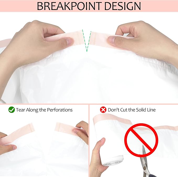 30 Count Litter Box Liners Jumbo 36" x 18", Durable Thicken Drawstring Cat Litter Bags, Extra Large Disposable Kitty Litter Box Bag, Pet Waste Litter Box Tidy