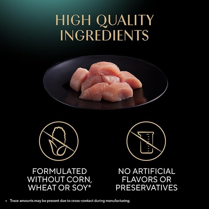 Sheba Perfect Portions Wet Cat Food Cuts in Gravy Tender Turkey Entree, 2.6 oz Twin-Pack Trays (24 Count, 48 Servings)