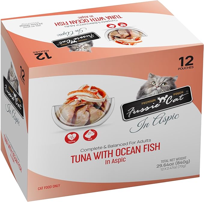 Fussie cat Premium Tuna w/Ocean Fish in Aspic