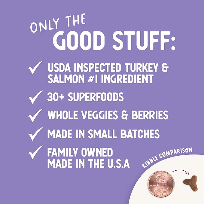 Health Extension Dry Cat Food, (15 lb / 6.8 kg) - Turkey & Salmon Recipe with Whole Vegetables, Berries, Added Vitamins & Minerals, Suitable for All Cats & Kittens