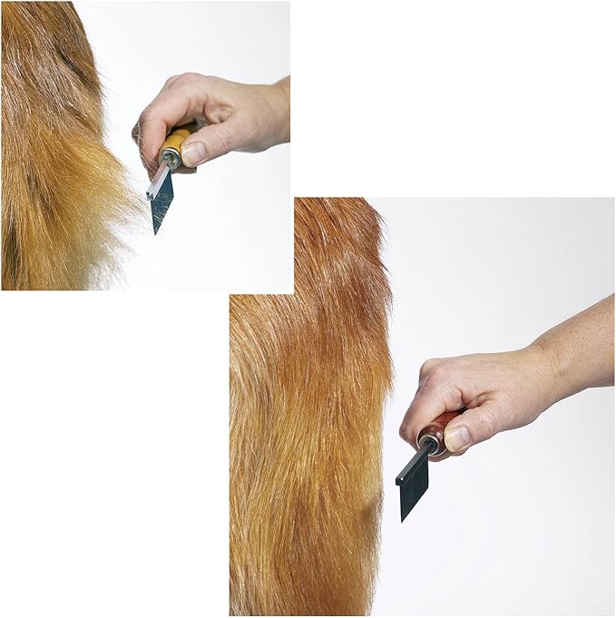 Master Grooming Tools Xylan Combs — Coated Combs for Grooming Dogs - Fine/Coarse, 7½"