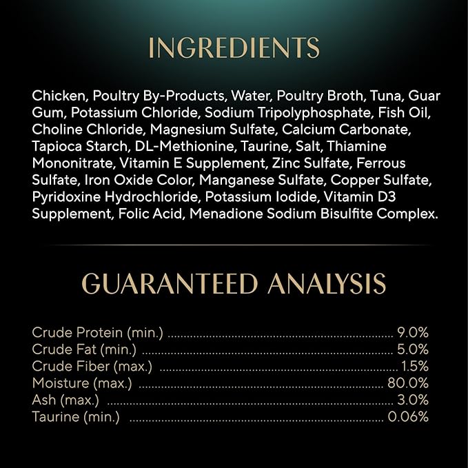 Sheba Perfect Portions Paté Wet Cat Food Trays (24 Count, 48 Servings), Gourmet Chicken and Tuna Entrée, Easy Peel Twin-Pack Trays