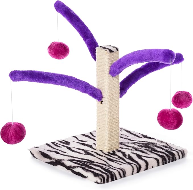 Prevue Pet Products Kitty Power Bounce 'n Spring Scratcher Furniture purple Small
