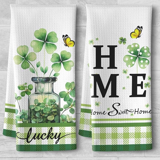 St Patricks Day Kitchen Towels,Green Towels,Shamrock Towels,Green Kitchen Towels,Shamrock Kitchen Towels,St Patricks Day Hand Towels,Green Dish Towels,Green Hand Towels,St Patricks Day Dish Towels