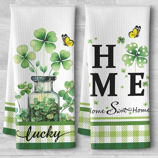St Patricks Day Kitchen Towels,Green Towels,Shamrock Towels,Green Kitchen Towels,Shamrock Kitchen Towels,St Patricks Day Hand Towels,Green Dish Towels,Green Hand Towels,St Patricks Day Dish Towels