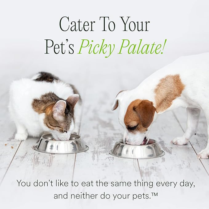 pawTree Healthy Food Toppers for Dogs & Cats - Appetite Booster with Freeze-Dried Proteins. Delicious Pet Food Seasonings and Flavor Enhancer for Picky Eaters & Appetite Stimulation