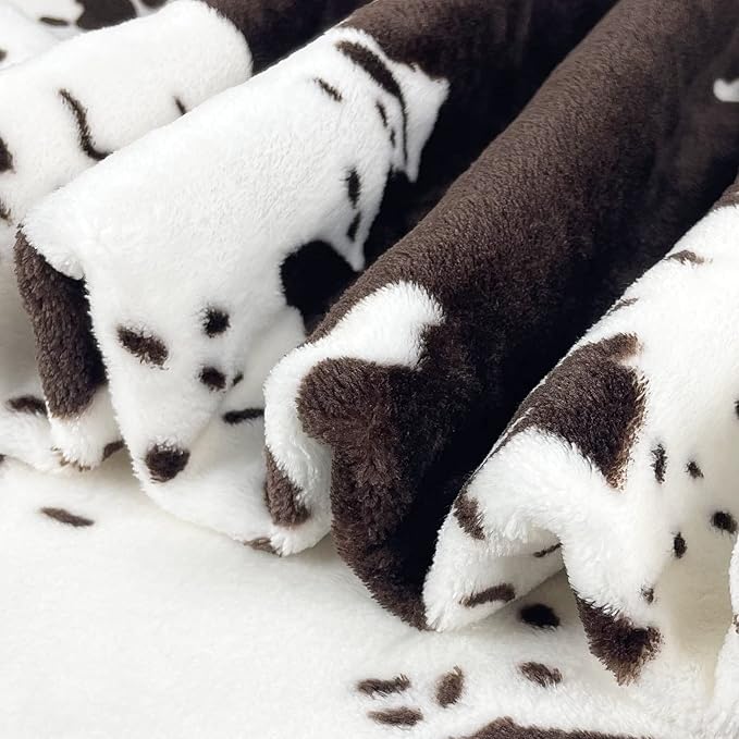 Lightweight Cow Print Blanket Plush Fleece Fuzzy Cute Cow Printed Throw Blanket Soft Warm Cozy Flannel Black Cow Blankets and Throws Small Bedding for Baby Girls Boys Toddler Bed Couch 40x50 inch