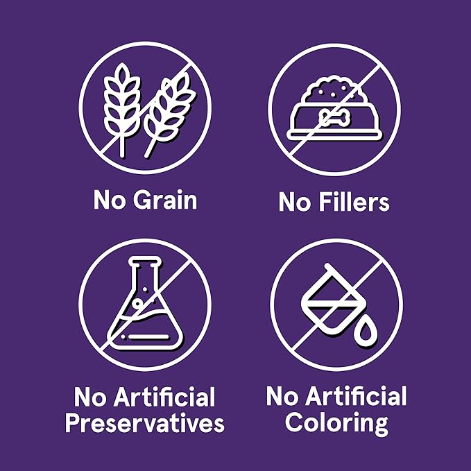 Real Meat Air Dried Cat Food & Dog Food w/ Real Lamb - 1.75lbs of USA-Crafted Grain-Free Dry Dog & Cat Food Sourced from Hormone-Free, Free-Range, Grass-Fed Lamb - All Natural, High Protein Pet Food