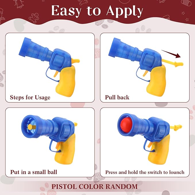 Supervitae 33 Pieces Christmas Stocking Cat Gun Toys Set, Christmas Interactive Cat Toys Set for Cats Xmas Gifts Holiday Party Outdoor Kitten Mouse Toy Plush Toy for Indoor Cats