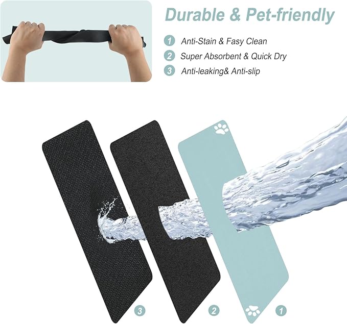 5-7Lbs Portable Airtight Dog Cat Food Container, match pet feeding mat Clean and convenient, making less messy,translucent Storage Bin for Small Animal Kibble,Bird Seed,Oatmeal,Rice-Sky Blue