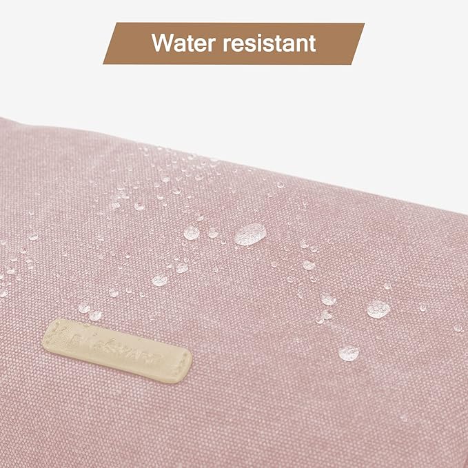 BAGSMART Toiletry Bag for Women, Cosmetic Makeup Bag Organizer, Travel Bag for Toiletries, Dopp Kit Water-resistant Shaving Bag for Accessories, Pink-Large