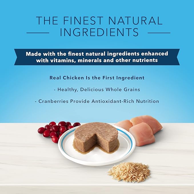 Blue Buffalo True Solutions Fab Feline Natural Wet Food for Adult Indoor Cats, Chicken, 3-oz Cans (24 Count)