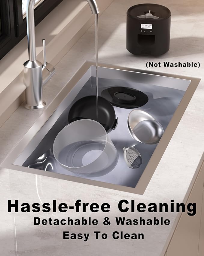 Automatic Cat Feeder Flexible Schedule Timer,6 Meals/Day,1-12 Portions/Meal,Dual Power Auto Feeder Dry Food Dispenser,10S Voice Record,for Cats & Small Dogs (Black,3.6L Stainless Steel Bowl)