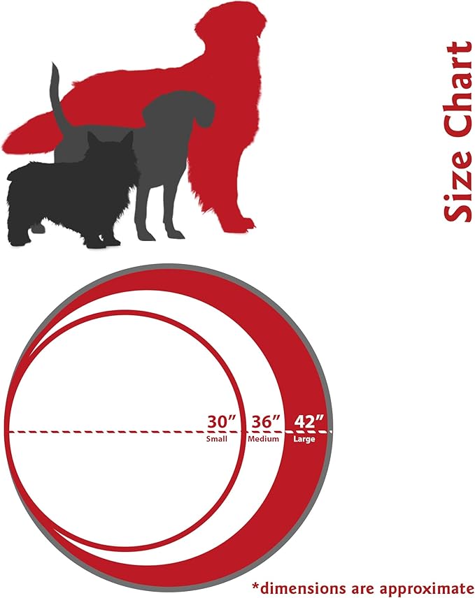 Black Vertical Stripe Large Round Indoor Outdoor Pet Dog Bed With Removable Washable Cover By Majestic Pet Products