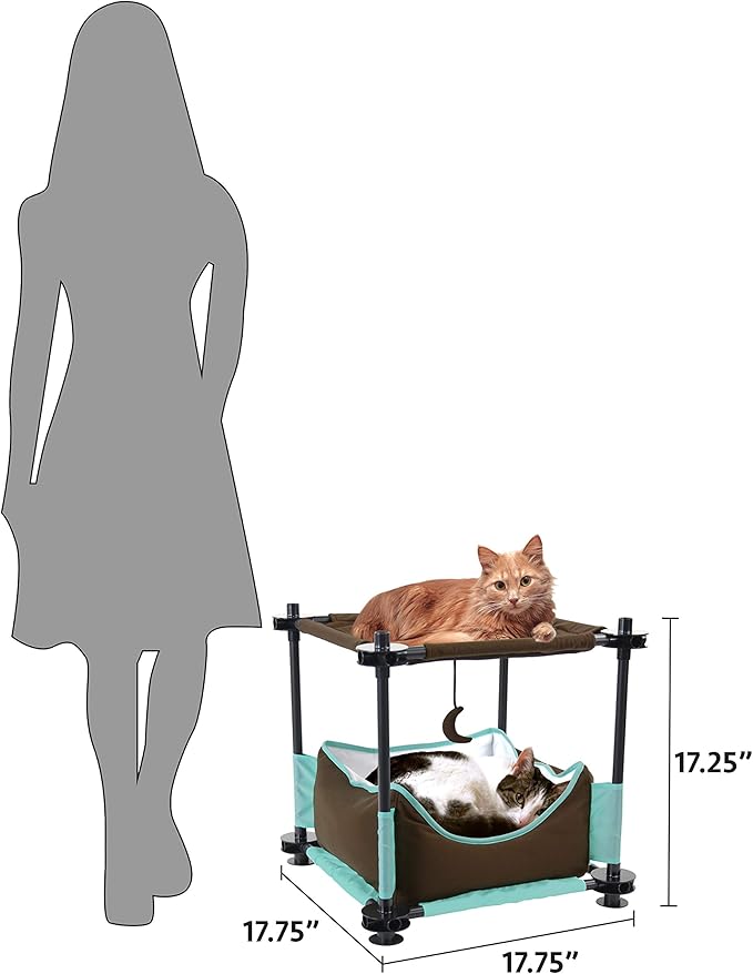 Kitty City Claw Indoor and Outdoor Mega Kit Cat Furniture, Cat Sleeper, Outdoor Kennel