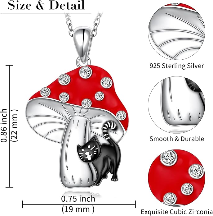 Alphm 925 Sterling Silver Chicken Capybara Raccoon Highland Cow Axolotl Necklace Cute Animal Necklace Jewelry for Women