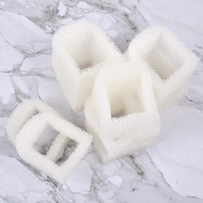 18PCS Cat Water Fountain Filters for Petsafe Water Fountain, for Drinkwell Pet Fountain Filters, Replacement Foam Filters for Drinkwell 360 Pet Fountain Seaside Pagoda 1/2 Gallon Fountains