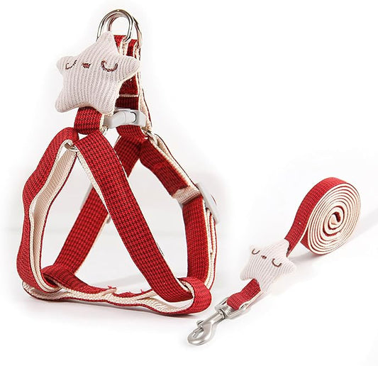 Cat Harness and Leash Set Escape Proof for Small Large Cats, Adjustable Cat Harnesses & Leashes for Walking, Lightweight Kitten Harness for Kittens